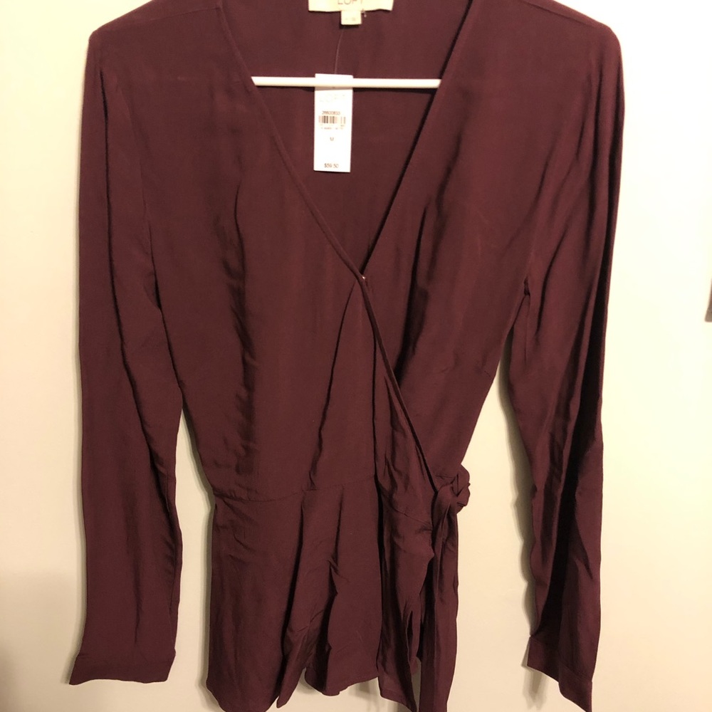 Loft wrap shirt